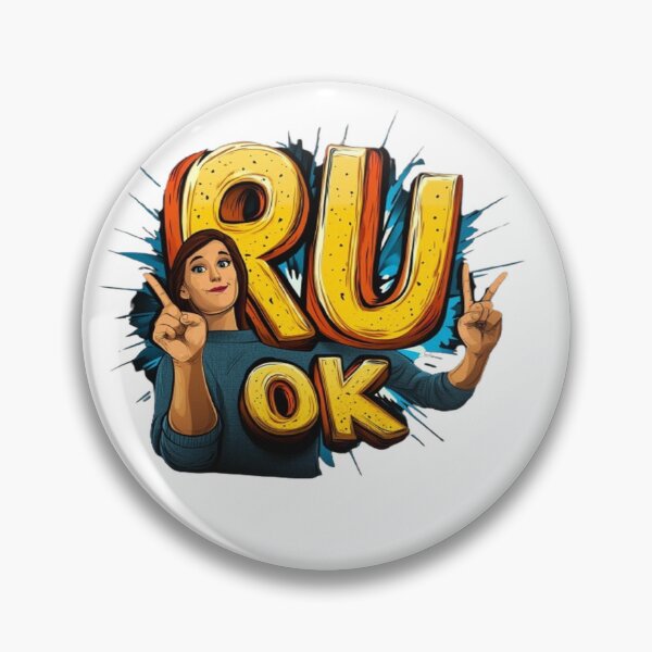 Item preview, R U OK? designed and sold by StickNSip.