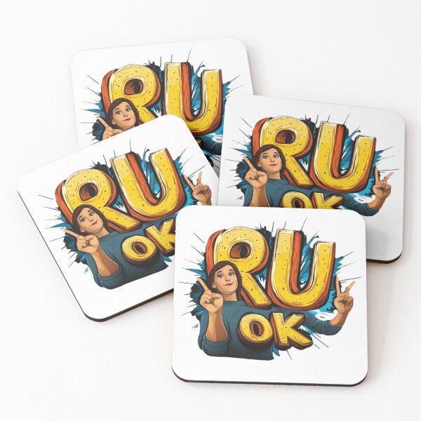 Item preview, R U OK? designed and sold by StickNSip.