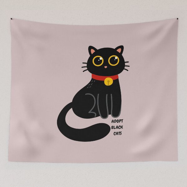 Item preview, Adopt Black Cat designed and sold by AnyMar2023.