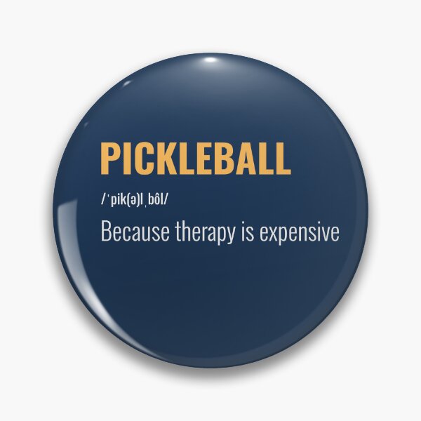 Item preview, "Pickleball: Because therapy is expensive" T-shirt and Accessories designed and sold by WineAndPickle.