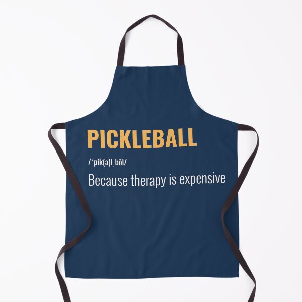 Item preview, "Pickleball: Because therapy is expensive" T-shirt and Accessories designed and sold by WineAndPickle.