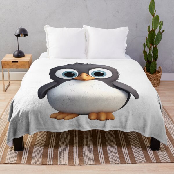 Item preview, Adorable Penguin with Big Eyes | Cute Animal Art designed and sold by korakai.