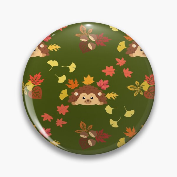 Item preview, Autumn-bearing hedgehogs_kaki designed and sold by yooaj.