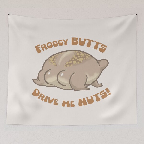 Item preview, Froggy butts drive me nuts! designed and sold by wigglycritters.