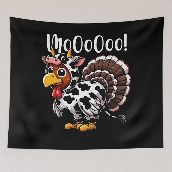 Item preview, Turkey Moo Funny Thanksgiving Humor designed and sold by smartrocket.