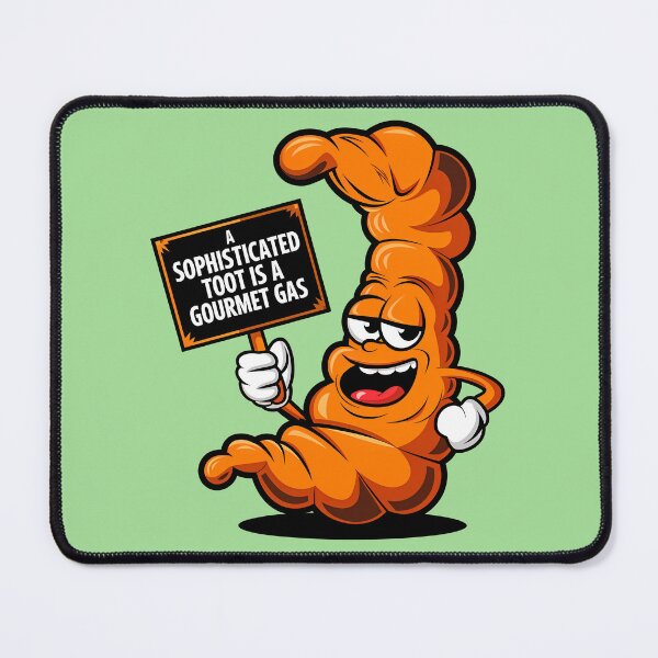 Item preview, A Sophisticated Toot Is A Gourmet Gas Funny Fart Joke designed and sold by TheArtOfPat.