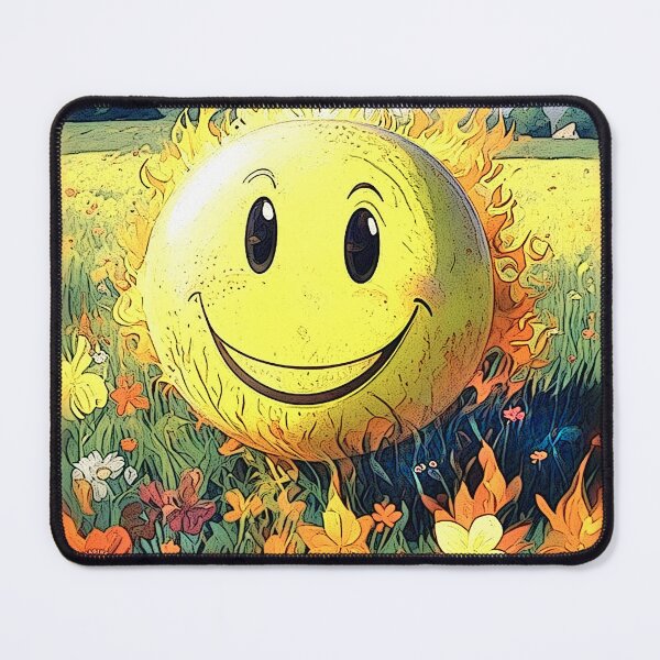 Item preview, happy sun in field 2024 tileartwork designed and sold by tileartwork.