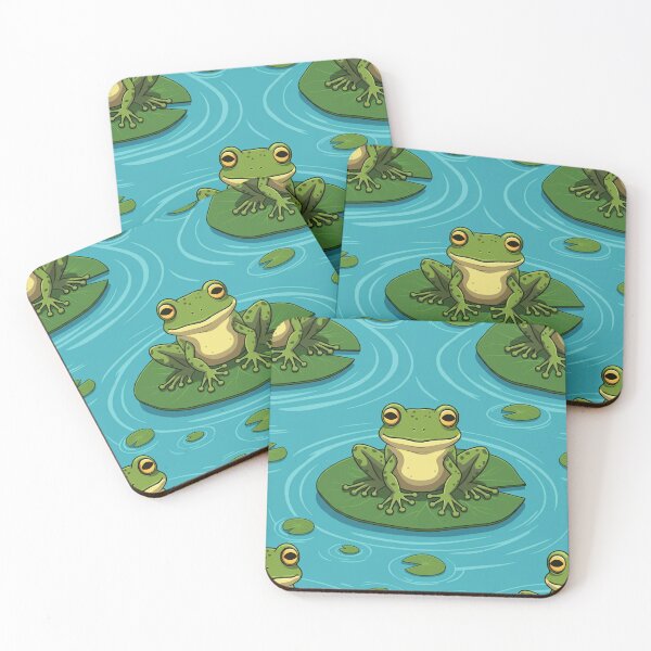 Item preview, Stylized Frogs and Lilypads designed and sold by MySignatureItems.