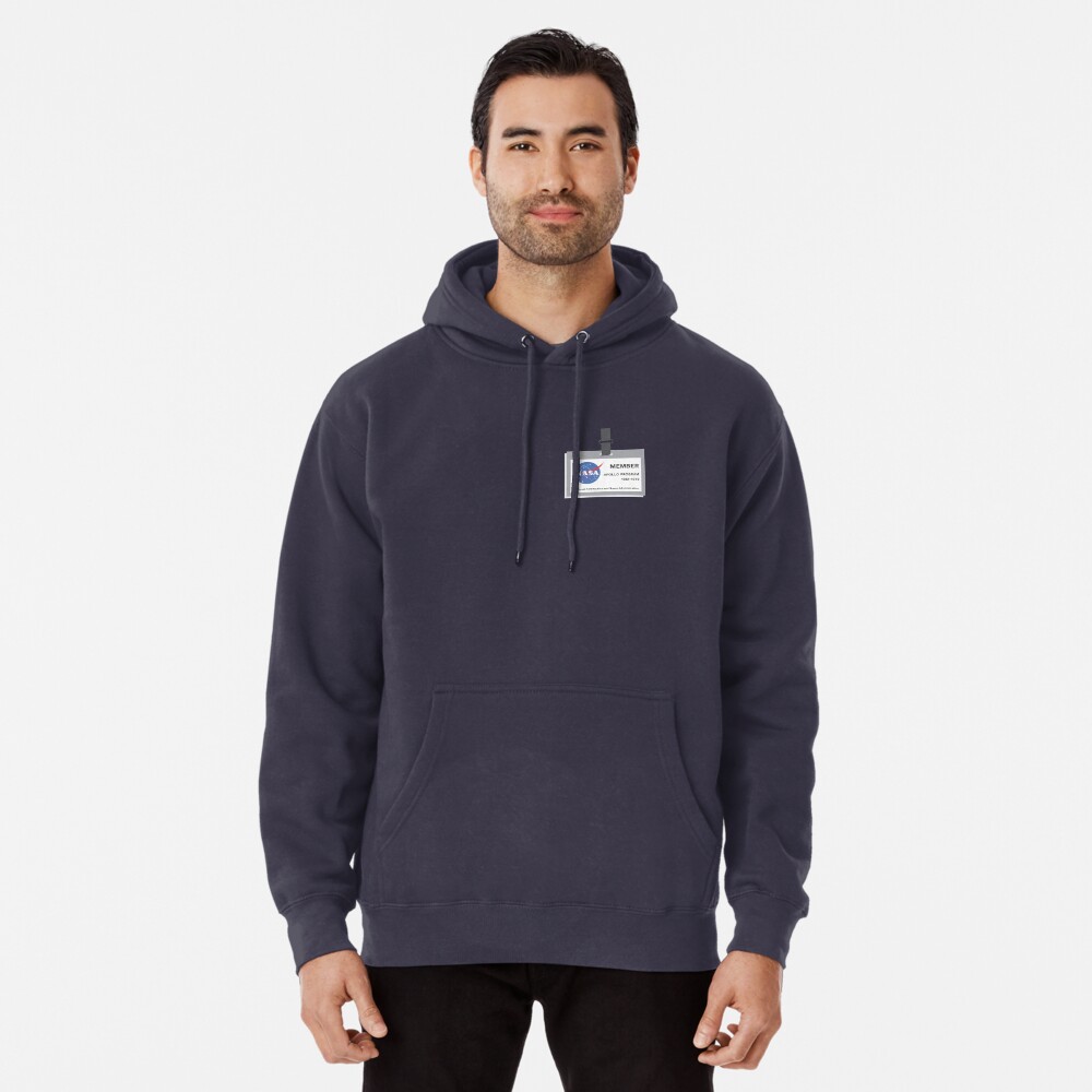 nasa hoodie small logo