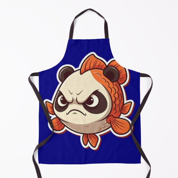 Item preview, Grumpy Goldfish Panda designed and sold by StickersRyous.