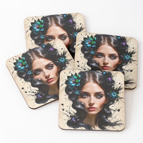Item preview, Ink Beautiful Woman designed and sold by 3dvirtualand.