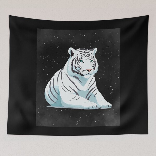 Item preview, TIGER GRAPHIC SNOW CAT DESIGN  designed and sold by OnlineTshirtMan.