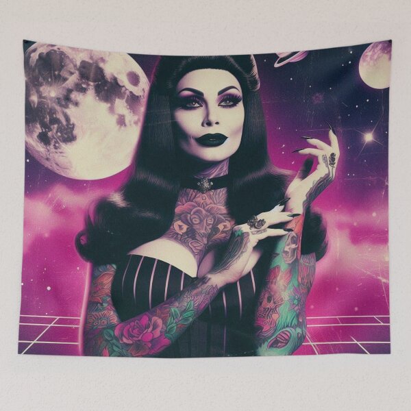 Item preview, Vaporwave Cyberpunk Gothic Woman designed and sold by PulpVintage.