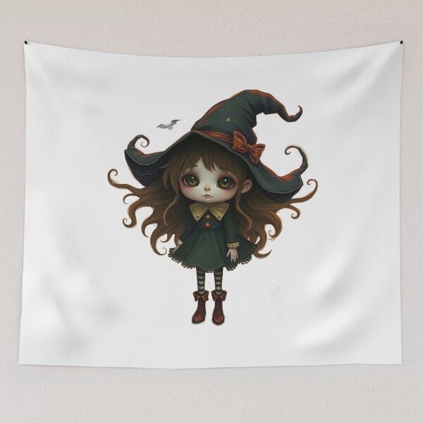Item preview, Cute spooky witch designed and sold by Awesome Things.