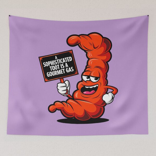 Item preview, A Sophisticated Toot Is A Gourmet Gas Funny Fart Joke designed and sold by TheArtOfPat.