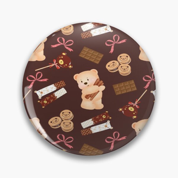 Item preview, Bear and chocolate pattern_brown designed and sold by yooaj.