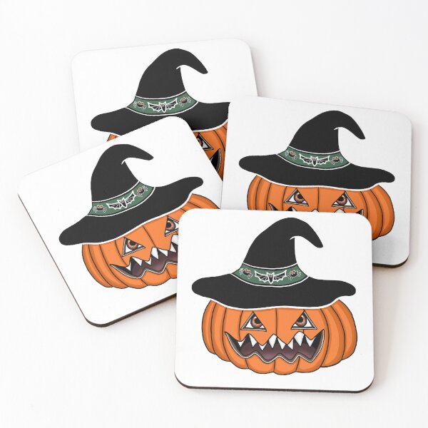 Item preview, "Jack" 1 | Halloween Jack O'Lantern Pumpkin Head designed and sold by LiseHoltArt.