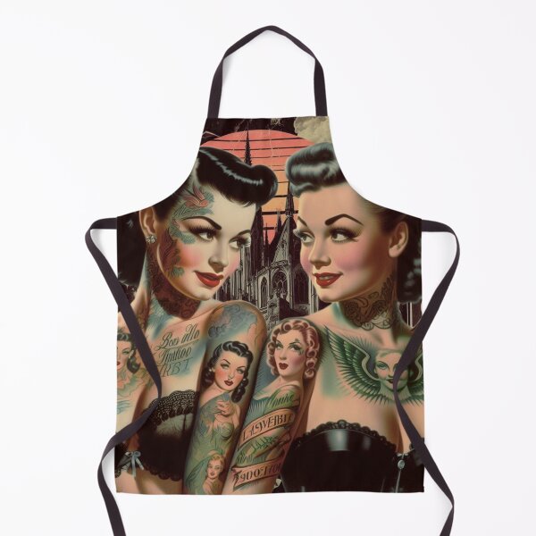 Item preview, Retrowave Gothic Pinups designed and sold by PulpVintage.