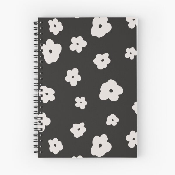 Item preview, Little Doodle Flowers Black and Cream designed and sold by WildFairyDesign.