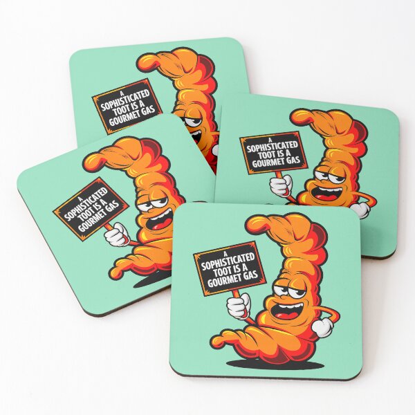 Item preview, A Sophisticated Toot Is A Gourmet Gas Funny Fart Joke designed and sold by TheArtOfPat.