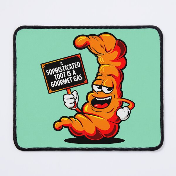Item preview, A Sophisticated Toot Is A Gourmet Gas Funny Fart Joke designed and sold by TheArtOfPat.