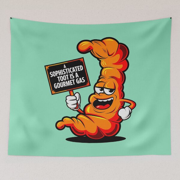 Item preview, A Sophisticated Toot Is A Gourmet Gas Funny Fart Joke designed and sold by TheArtOfPat.