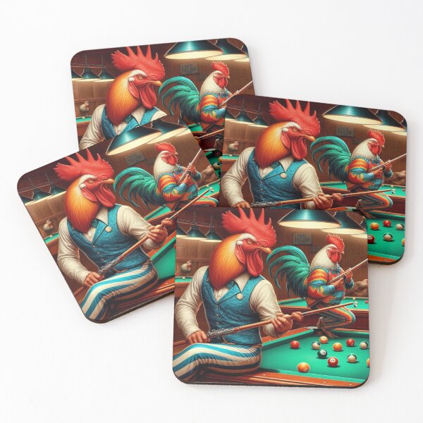 Item preview, Rooster Pool Night designed and sold by daweave77.