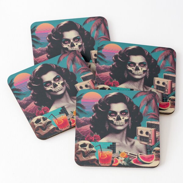 Item preview, Vaporwave Horror Woman designed and sold by PulpVintage.