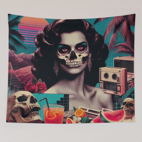 Item preview, Vaporwave Horror Woman designed and sold by PulpVintage.