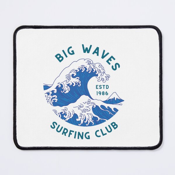 Item preview, Big waves surf club designed and sold by NicMacTees.