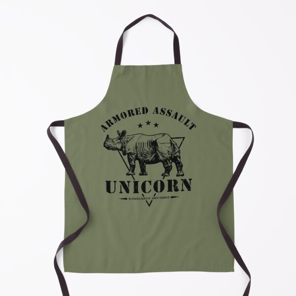 Item preview, Armored Assault Unicorn Funny Military Rhino designed and sold by RycoTokyo81.