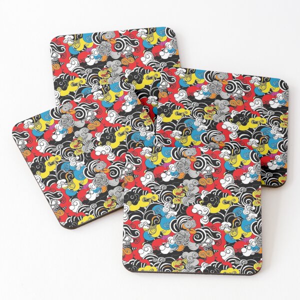 Item preview, Traditional Japanese Asanoha Pattern - Fun and Colorful designed and sold by HausKatz.