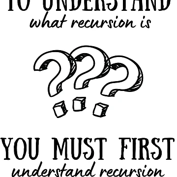 Artwork thumbnail, What Recursion Is - Funny Programming by Programming Jokes