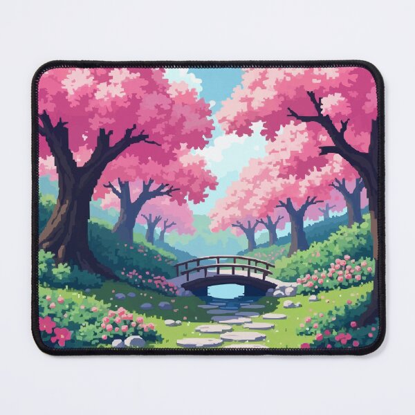 Item preview, Pixel Petals in Cherry Blossom Garden designed and sold by NaturePixel.