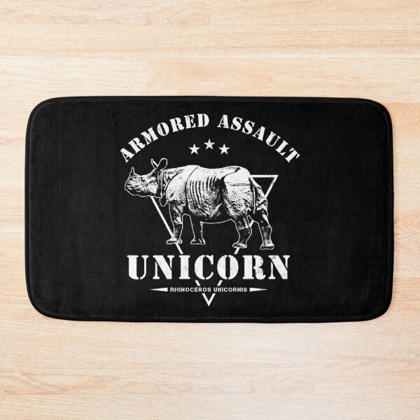 Item preview, Armored Assault Unicorn Funny Rhino Military designed and sold by RycoTokyo81.