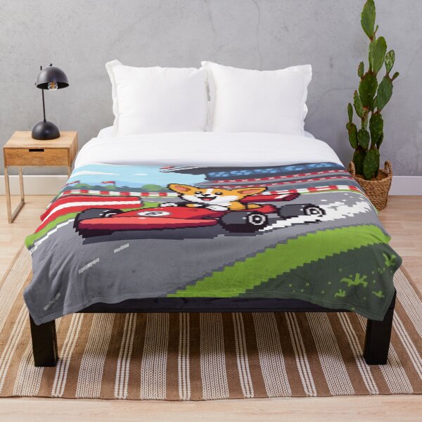 Item preview, Pixel Zoom Corgi en la pista designed and sold by NaturePixel.