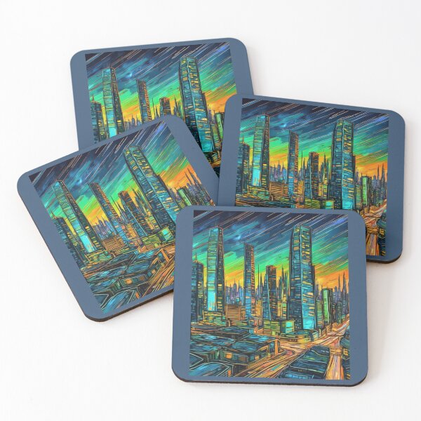 Item preview, "Visionary Urban Landscape" designed and sold by Artisticanvas.