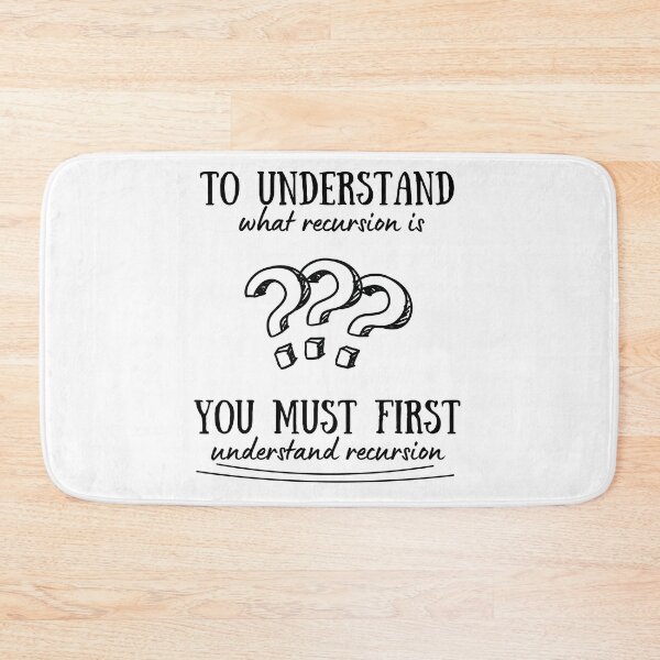 Item preview, What Recursion Is - Funny Programming designed and sold by Programming Jokes.