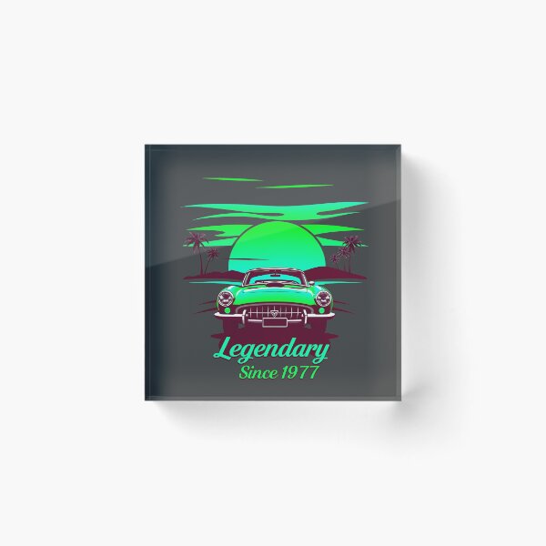 Item preview, Legendary Since 1977 Cool Birthday Quote designed and sold by TheArtOfPat.