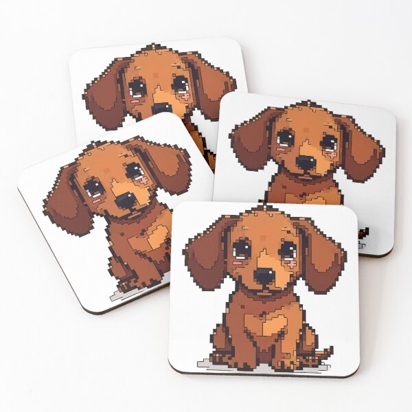 Item preview, Pixel Dachshund Delight designed and sold by NaturePixel.