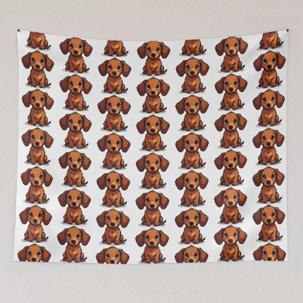 Item preview, Pixel Dachshund Delight designed and sold by NaturePixel.