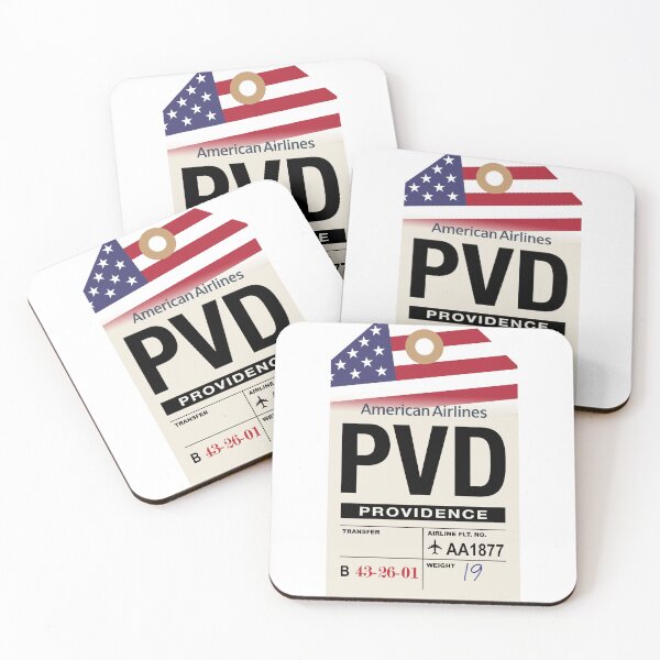 Item preview, Providence (PVD) Rhode Island Airline Luggage Tag designed and sold by travelwitheric.