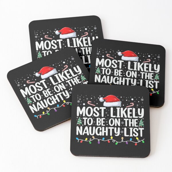 Item preview, Funny Christmas Shirts for Group Photos Most Likely To Be On The Naughty List Xmas Gifts designed and sold by Teez-Me.
