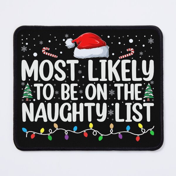 Item preview, Funny Christmas Shirts for Group Photos Most Likely To Be On The Naughty List Xmas Gifts designed and sold by Teez-Me.