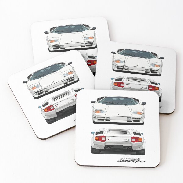Item preview, Lamborghini Countach Front & Back designed and sold by CanvasCafe.