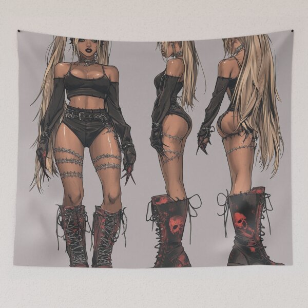 Item preview, goth girl designed and sold by CursedbyLilith.