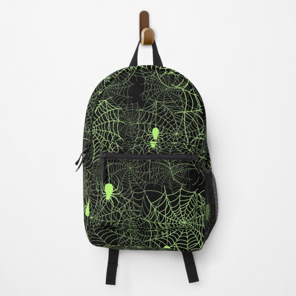 Item preview, Halloween Spider Web Pattern Neon Yellow on Black designed and sold by Jessica Erin.