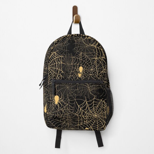 Item preview, Halloween Spider Web Pattern Orange Yellow on Black designed and sold by Jessica Erin.