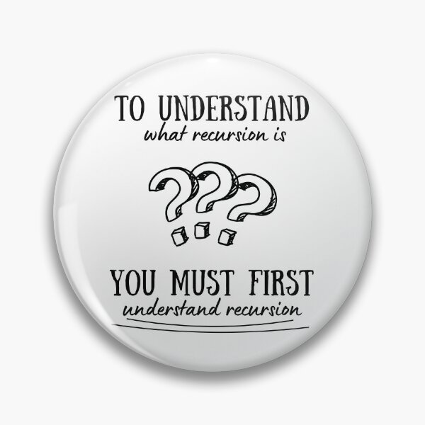 Item preview, What Recursion Is - Funny Programming designed and sold by Programming Jokes.