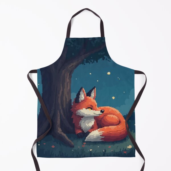 Item preview, Pixel Dreams of a Fox Under Stars designed and sold by NaturePixel.